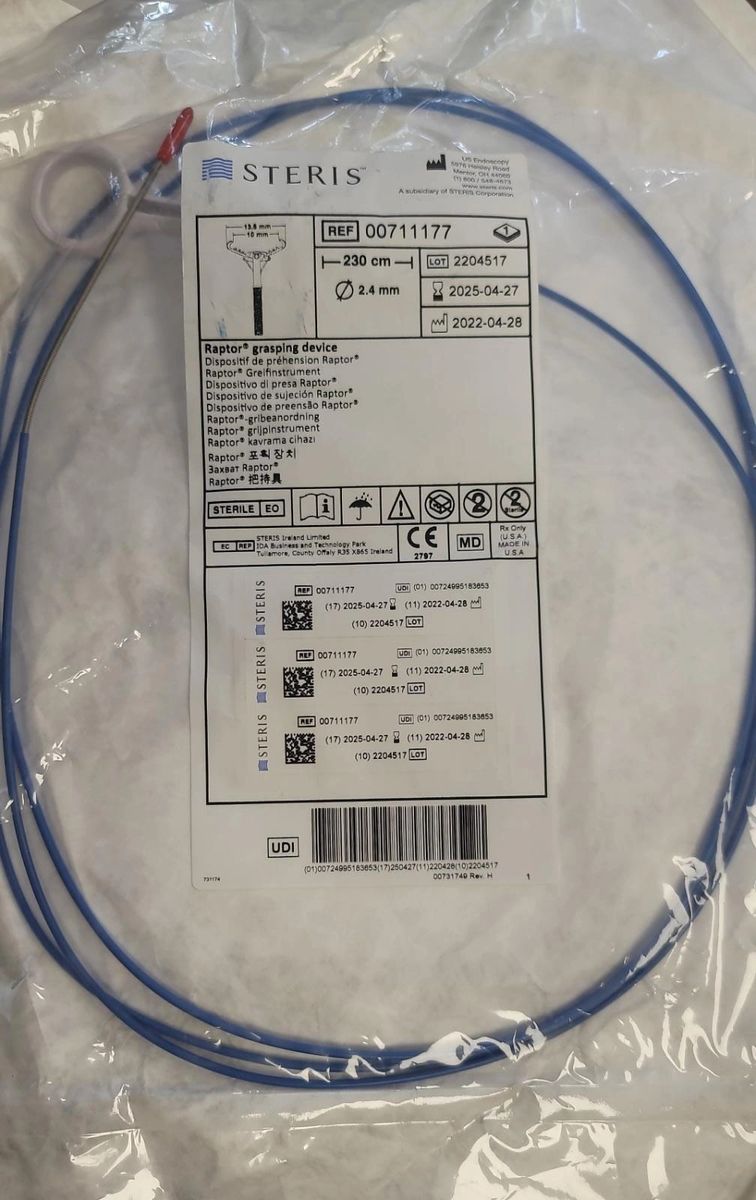 US ENDOSCOPY/STERIS 00711177 RAPTOR GRASPING DEVICE (In Date)