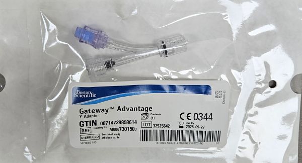 Boston Scientific 730150 Gateway Advantage y-Adapter, Up to 8F, IN-DATE