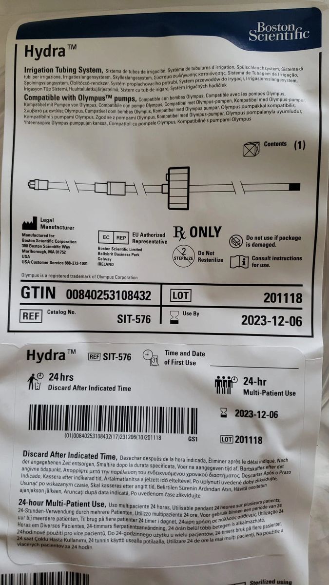 BOSTON SCIENTIFIC HYDRA SIT576 IRRIGATION TUBING SYSTEM (IN DATE)