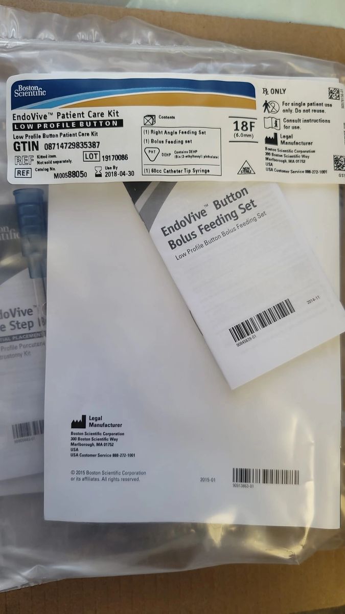 BOSTON SCIENTIFIC 8805 EndoVive Patient Care Kit Low Profile Button