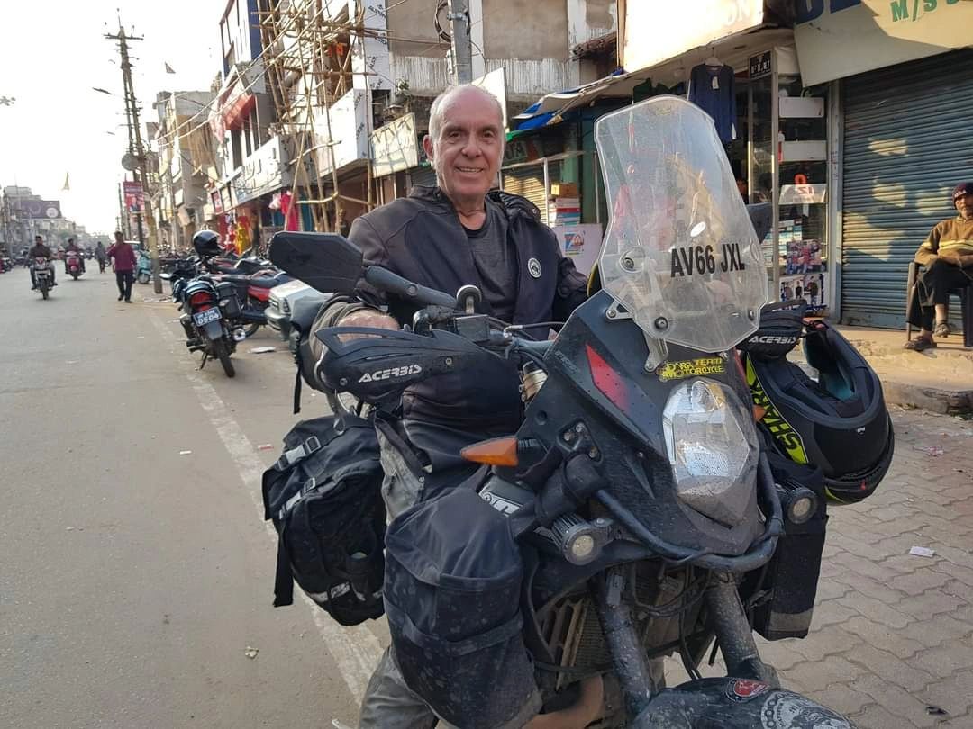 Geoff Keys-Adventure motorcycle Traveller-At the age 68