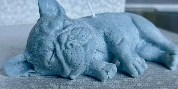 French Bulldog candle!
