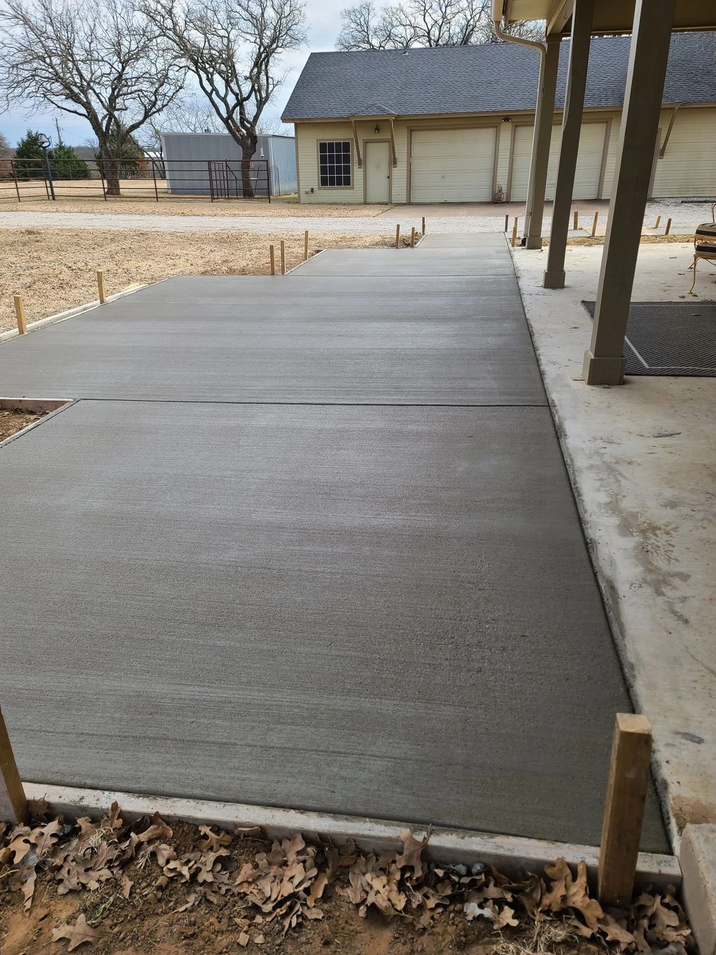 Residential Concrete Patio Extension