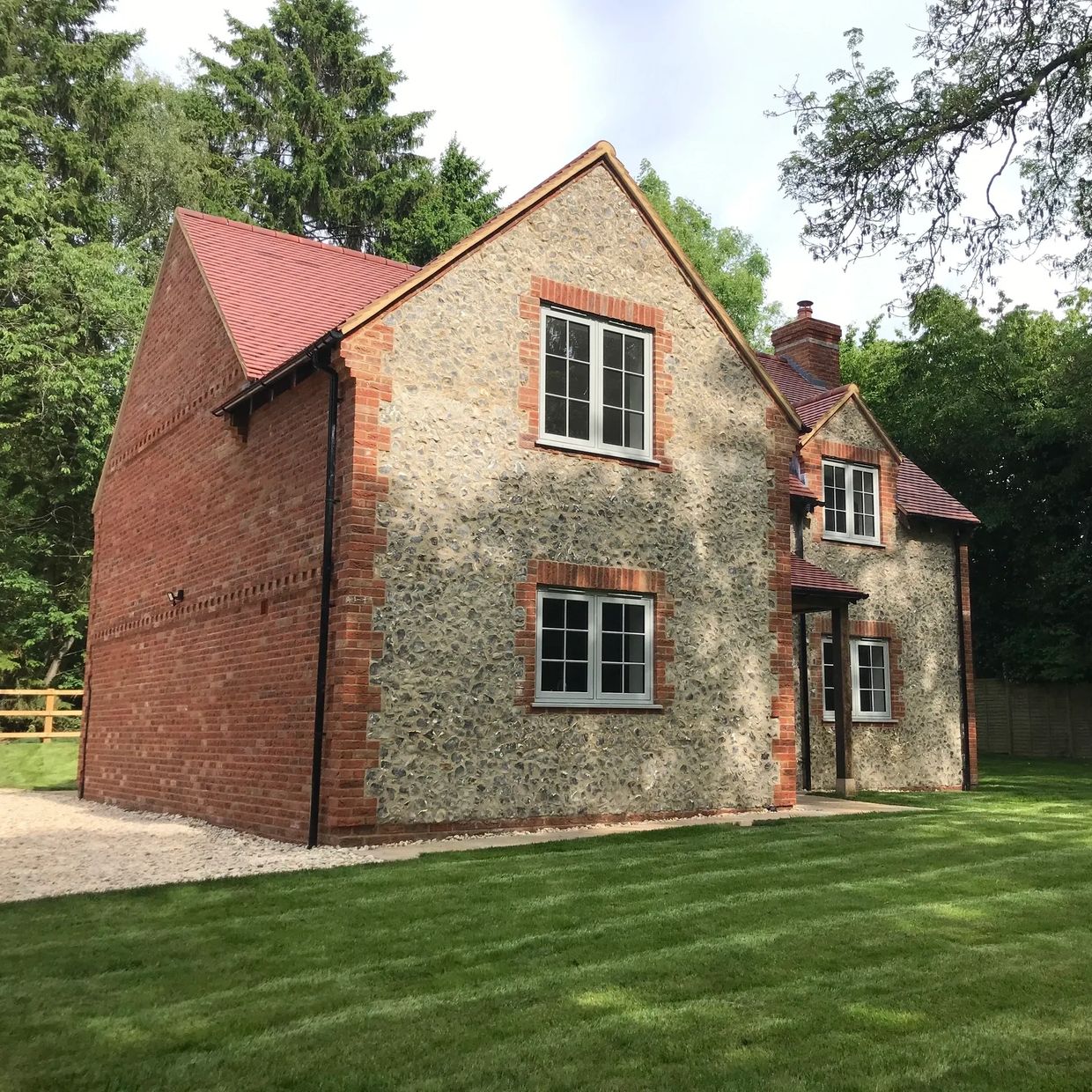 Brick and flint home in Great Hampden