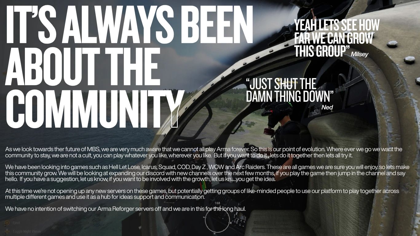 Community-focused gaming group emphasizing growth and collaboration across multiple games.