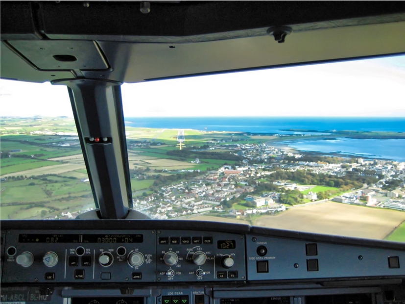 Landing In The Isle of Man
