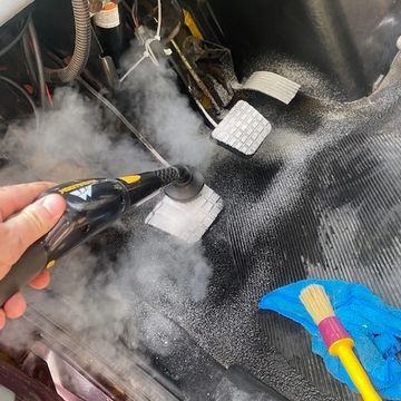 Steam cleaning peddles 