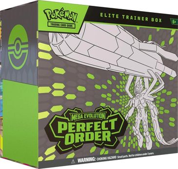 Pokémon Trading Card Game Elite Trainer Box with Mega Evolution theme.