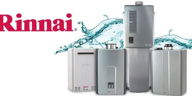 Rinnai tankless on demand gas water heaters