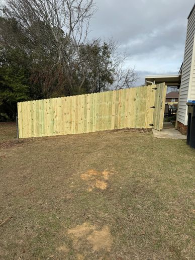 Stockade Fence in Augusta, GA.