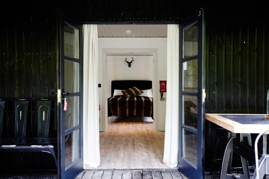 The inside of one of the hideaways at the North Star Club.