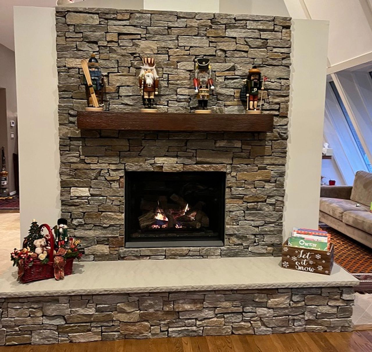 Fireplace Hearth Portland Oregon Five Star Chimney Repair   AmherstGray Hearth Honed Chiseled 20220228 600 