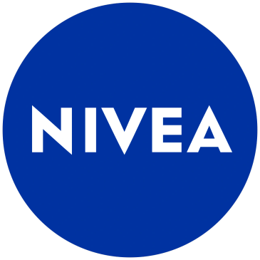 NIVEA logo on a blue circular background.