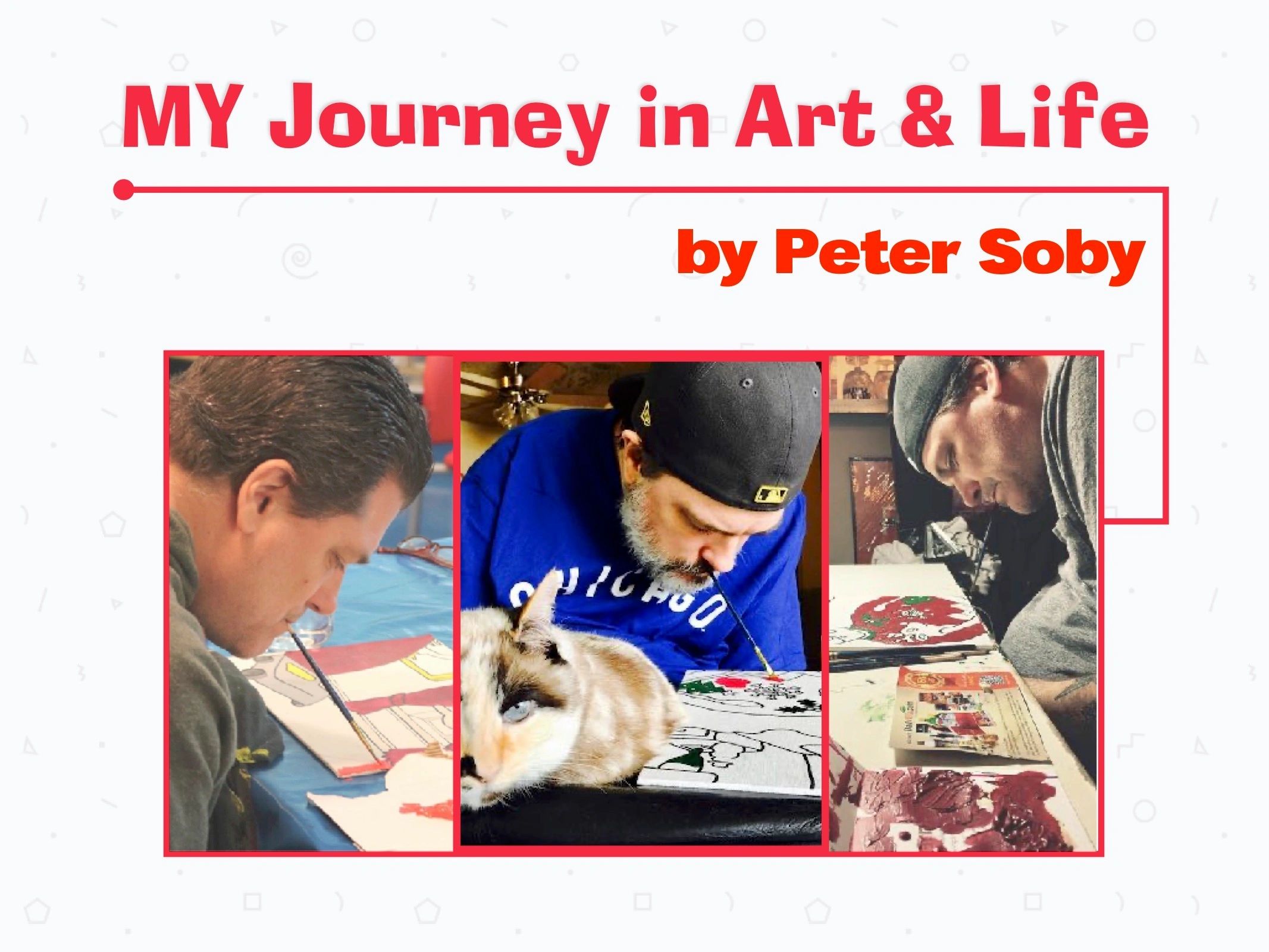 My journey in art & life title page