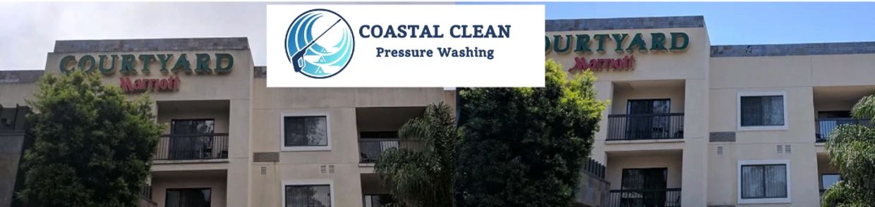 Over 200 Room hotel. Pressure Washed whole exterior. Looks brand new now!
