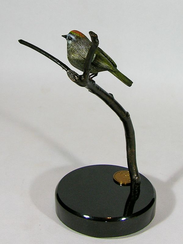 Kinglet Original Wildlife Sculpture