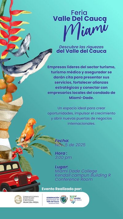 Feria Valle del Cauca Miami 2025