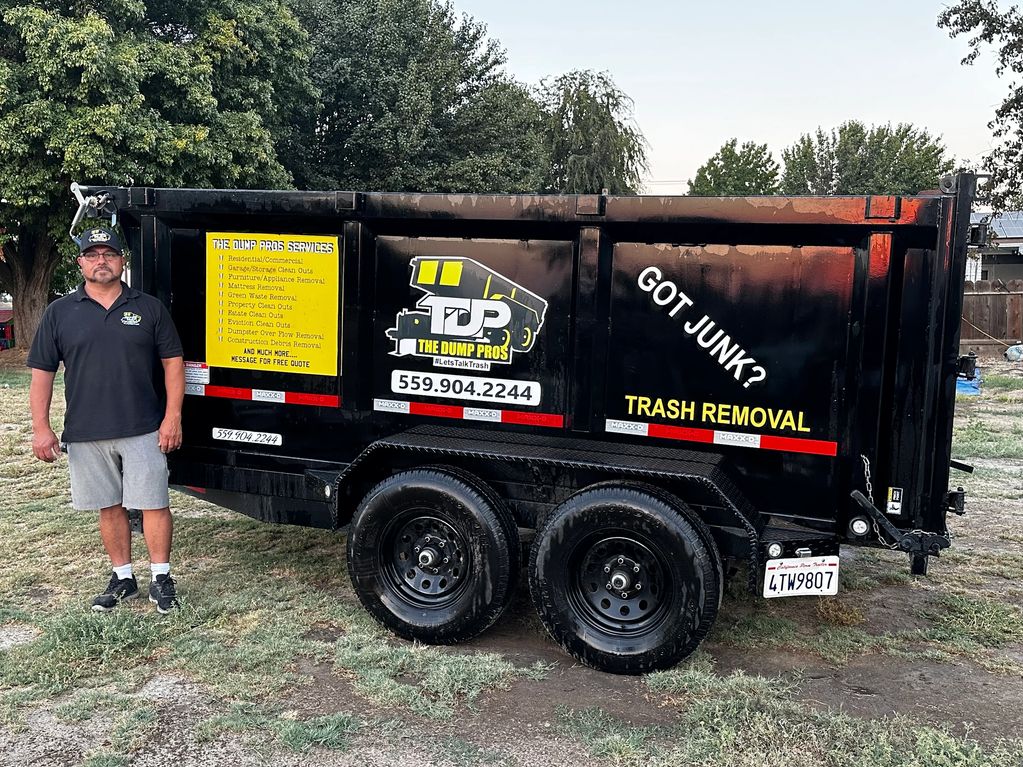 12 cubic yard dump trailer, dumpster 
