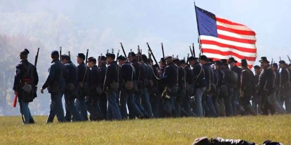 Muddy River Battalion advancing