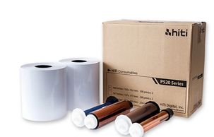 Kit de impresion Hiti p525l papel y tinta media