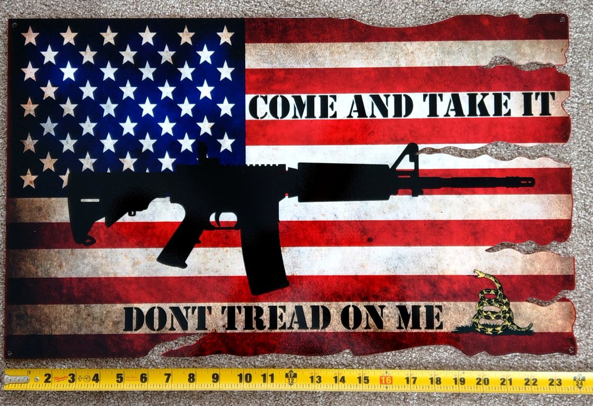 Come And Take It AR15 Flag Cool Huge Large Giant Poster Art 36x54 