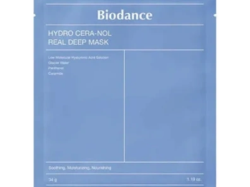 Biodance Hydro Cera-Nol Real Deep Mask packaging.