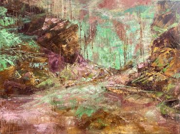 Stillness in Motion 36h x 48w