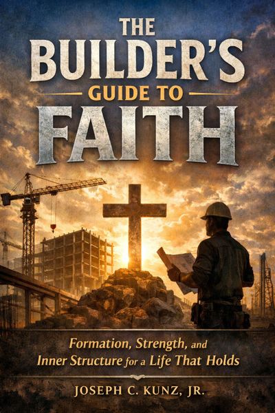 "The Builder's Guide to Faith." Author Joseph C. Kunz, Jr.  JosephKunz.com