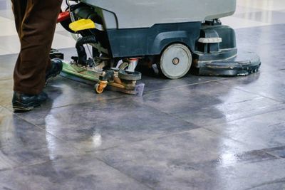 Walk-Behind commercial cleaning equipment for excellent floor care.