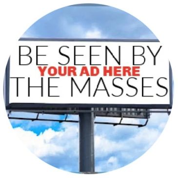 Billboard advertising space offers high visibility to the masses.