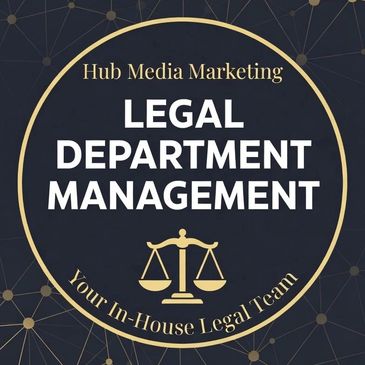 Logo for Hub Media Marketing's Legal Department Management services.
