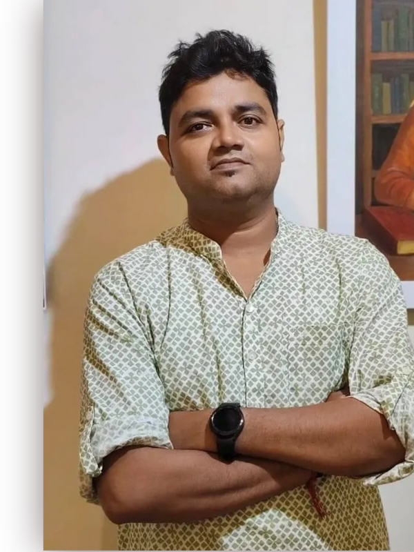 Artist Atanu Bera from Kolkata, India