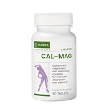 Chelated Cal-Mag with 500IU Vitamin D3-100 Tablets