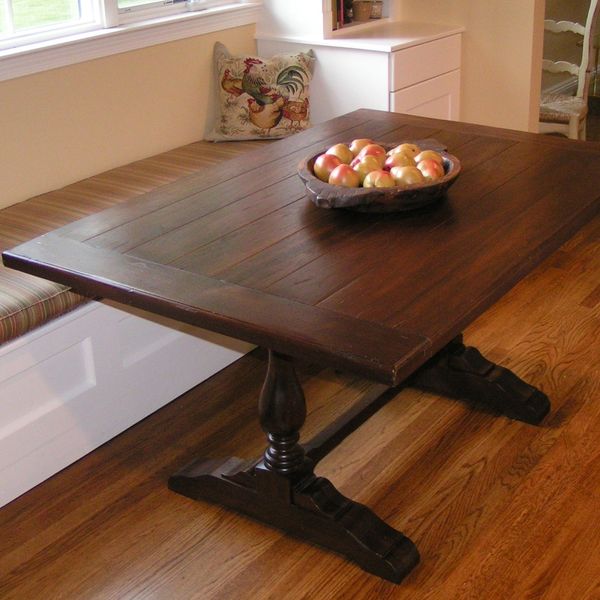 Farmhouse table.
