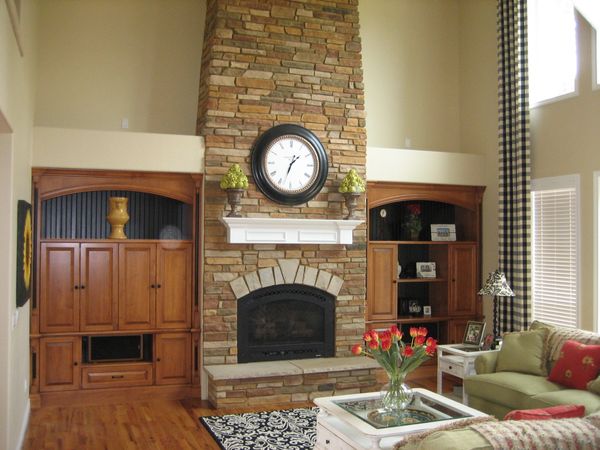 Custom built in entertainment center
