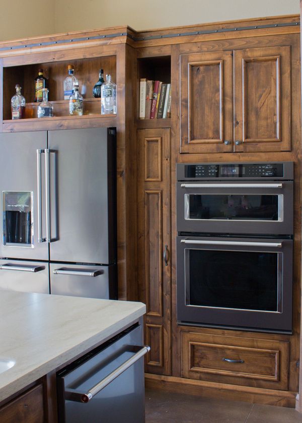 Custom Alder Kitchen Cabinets