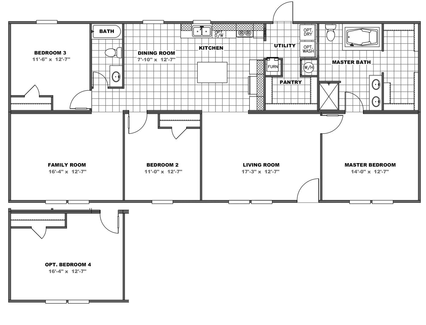 28x60 mobile home