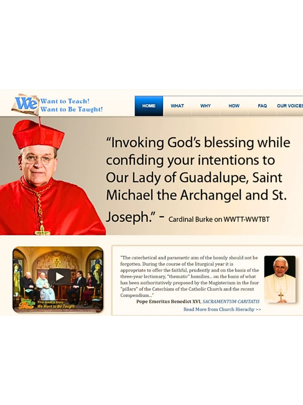 We Want to Be Taught! We Want To Teach! Catechetical Lectionary!