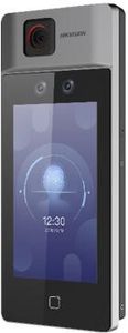 A modern handheld biometric device with fingerprint scanner.