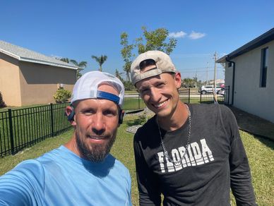 Father and Son owners of rescreening company in Lakeland Polk county florida