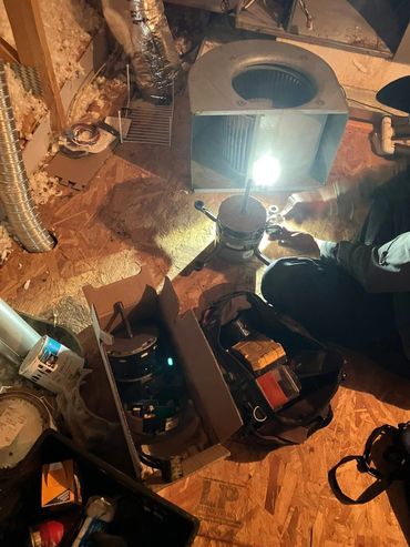 ducts on attic