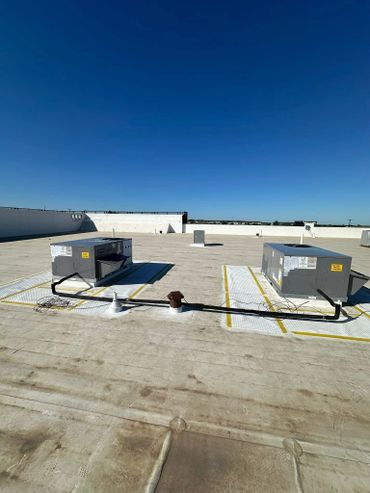 Roof Top Unit on Commercial Building