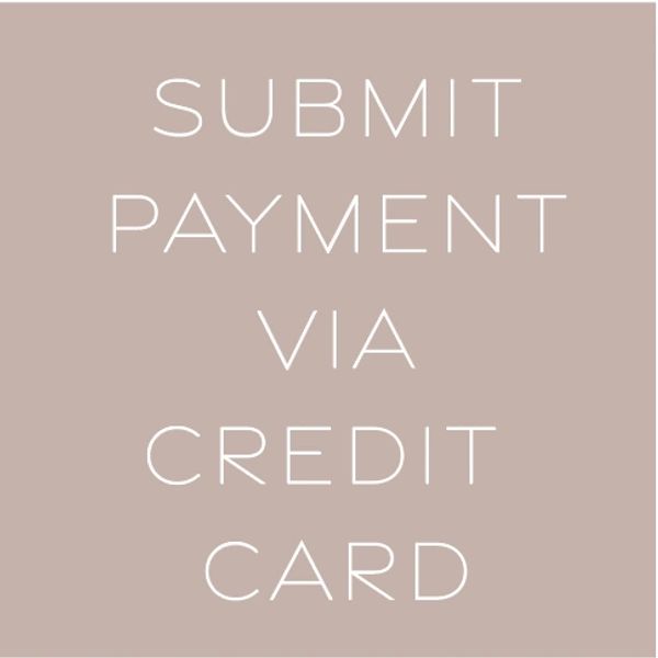 Text instructing to submit payment via credit card.