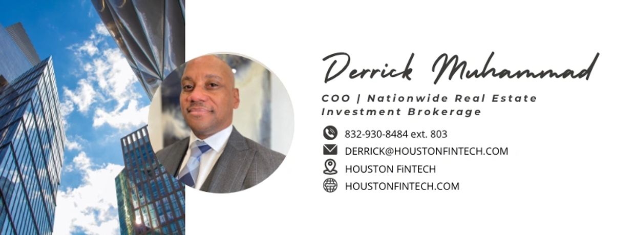 Derrick Muhammad, Houston Fintech 