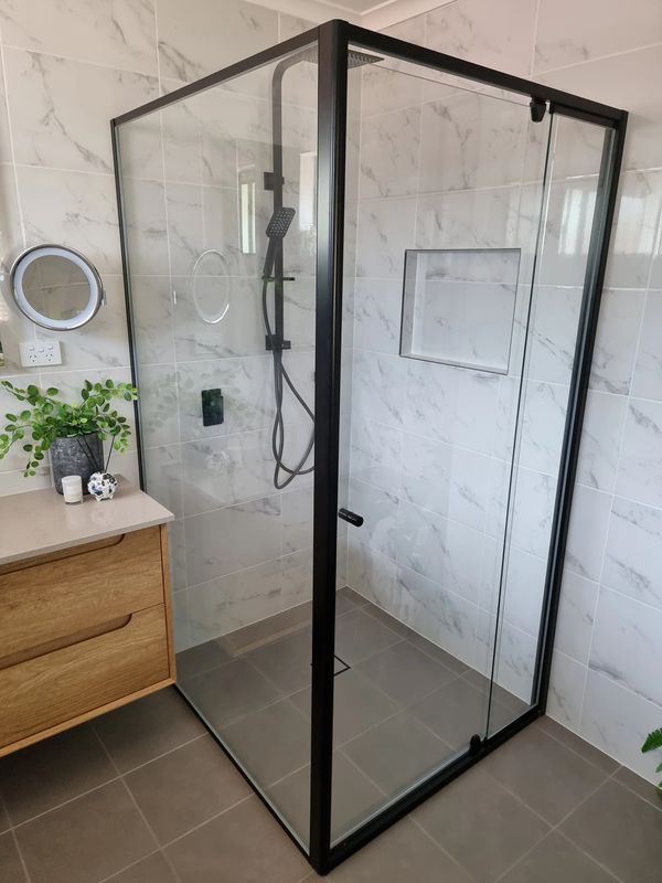 Semi framed Shower Screen