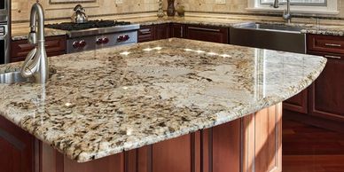 Granite Countertop Kitchen Renovation Remodeling Northern Virginia Fairfax Arlington Alexandria VA 