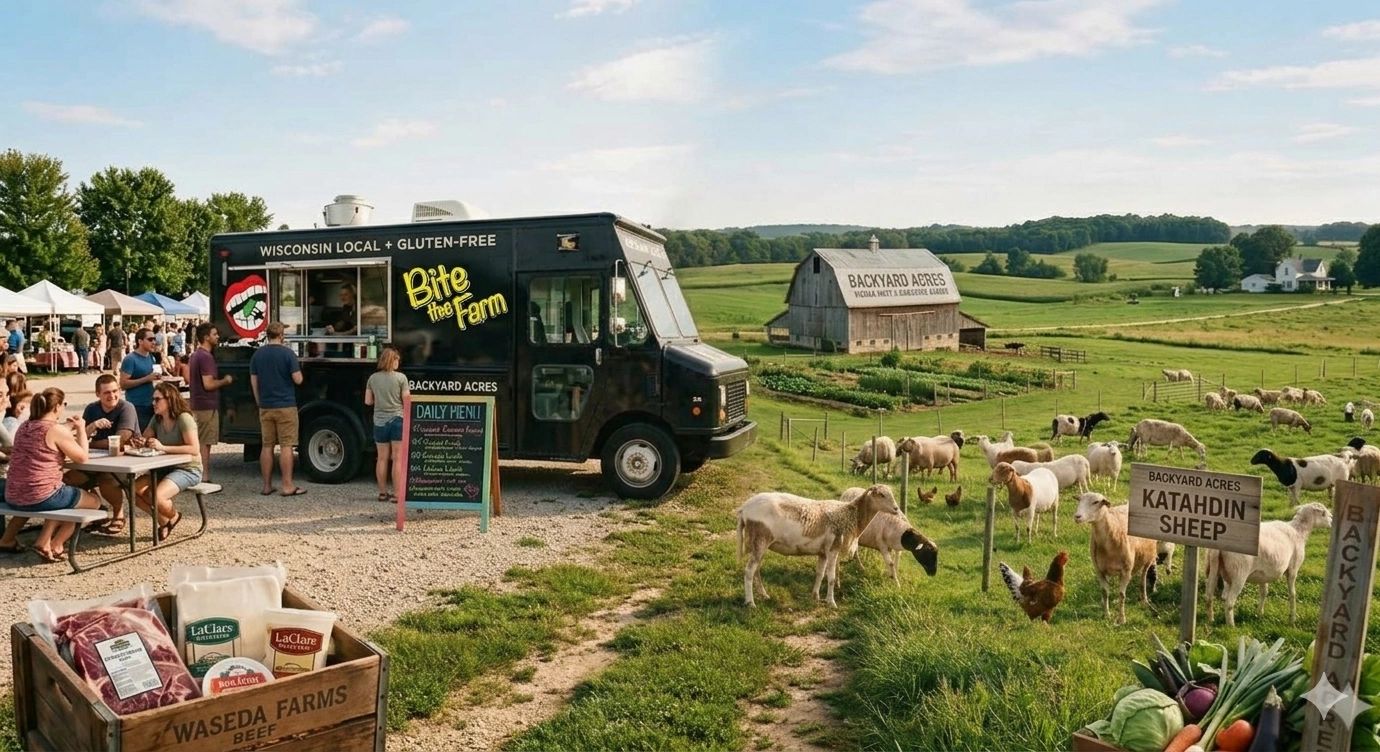 Backyard Acres at Flying Tractor Farm in Sturgeon Bay