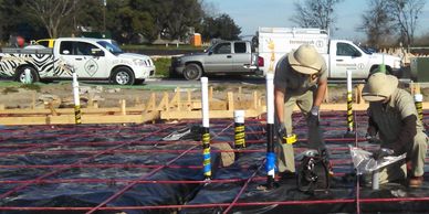 Stainless steel termite pretreatment and pre construction 404 E. Cervantes Pensacola, FL. 32507 