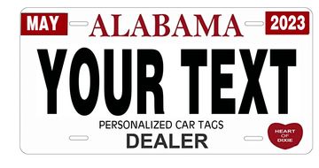 Wholesales custom imprint  24hrs car tags dealer Temporary Tags Custom Dealership Car tags 1-877-362-9990