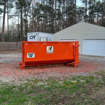 15 yard trash rental bin